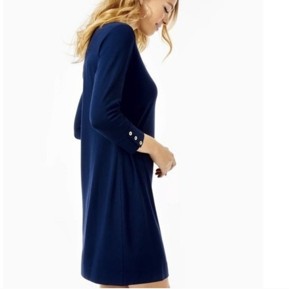 Lilly Pulitzer Navy Sophie Dress - Size M - Picture 2 of 14